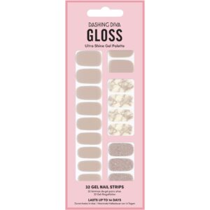 Dashing Diva Gloss Palette Gel Nail Strips Marblelicious