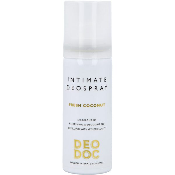 DeoDoc Intimate deospray 0 % aluminium Fresh Coconut 50 ml