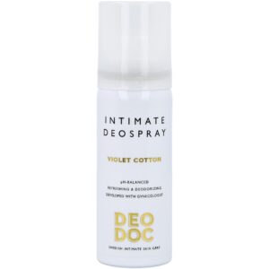 DeoDoc Intimate deospray 0 % aluminium Violet Cotton 50 ml