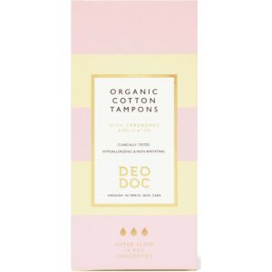 DeoDoc Organic Cotton Tampons