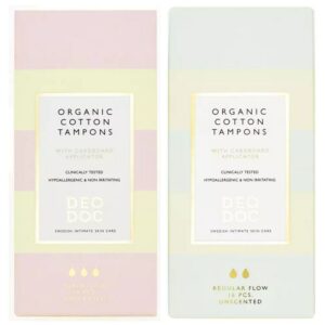 DeoDoc DeoDoc Organic Cotton Tampons Super & Regular