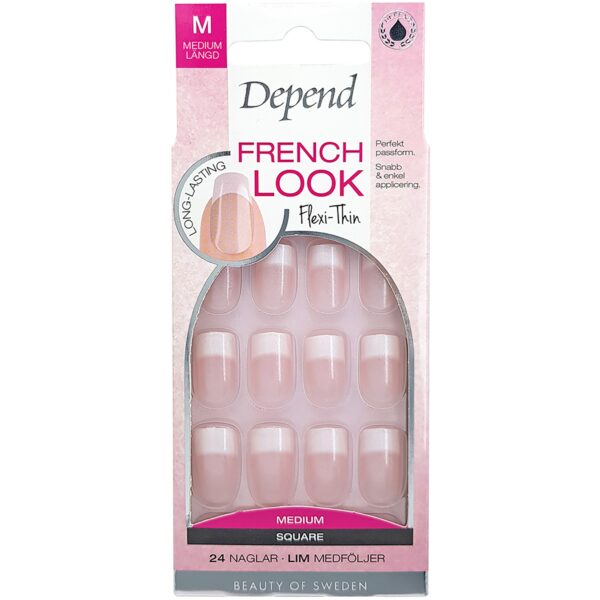 Depend French Look Pink Shimmer Medium