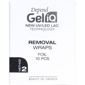 Depend Gel iQ Removal Wraps Foil 10 pcs