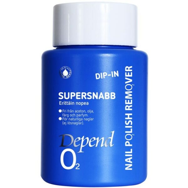 Depend O2 Dip-in Supersnabb Blå 75ml 75 ml