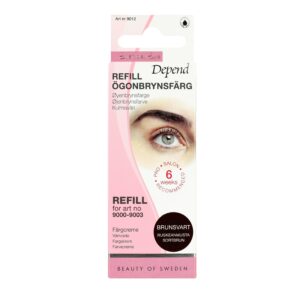 Depend Everyday Eye Eyebrow Color Refill  Brown Black