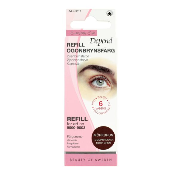 Depend Everyday Eye Eyebrow Color Refill  Dark Brown