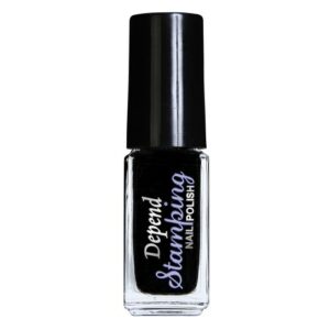 Depend Stamping Nail Polish 6701 Svart