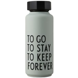 DESIGN LETTERS To Go Thermo/Insulated Bottle Special Edition Grey Gree