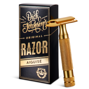 Dick Johnson Excuse My French Razor Gold Aiguise (closed comb)