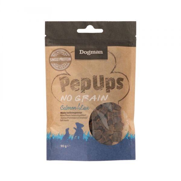 Dogman PepUps No Grain Laks 90 g