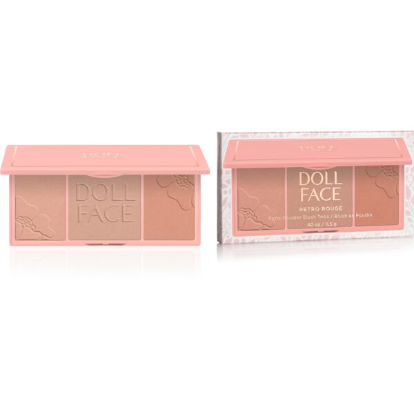 Doll Face Retro Rouge Matte Powder Blush Trios Grace