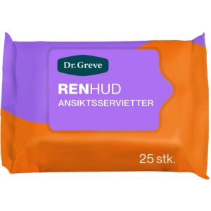 Dr. Greve RENHUD  Ansiktsservietter 25 st