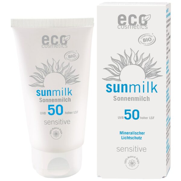 Eco Cosmetics Sun Milk Spf 50 Sensitive 75 ml