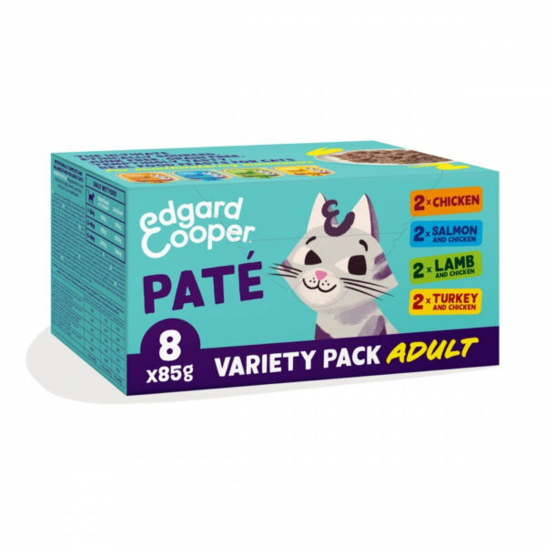 Edgard & Cooper Cat Adult Multipack Paté 8 x 85 g