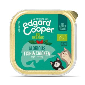 Edgard & Cooper Cat Organic Fisk & Kylling 85 g