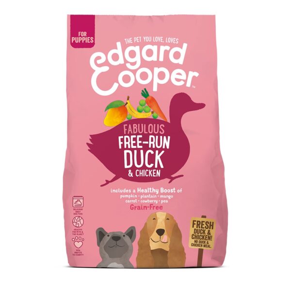 Edgard & Cooper Dog Grain Free Puppy And & Kylling (7 kg)