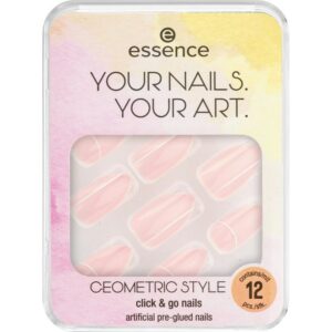 essence Your Nails. Your Art. Geometric Style Click & Go Nails 12 st