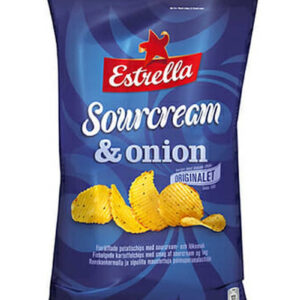 Estrella Sourcream & Onion Potetgull 175 gram