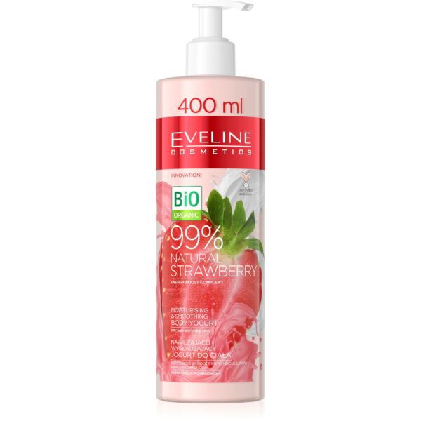 Eveline Cosmetics 99% Natural Strawberry Moisturising & Smoothing Body