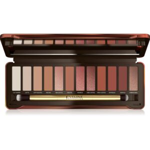 Eveline Cosmetics Eyeshadow Palette 12 Colors Charming Mocha