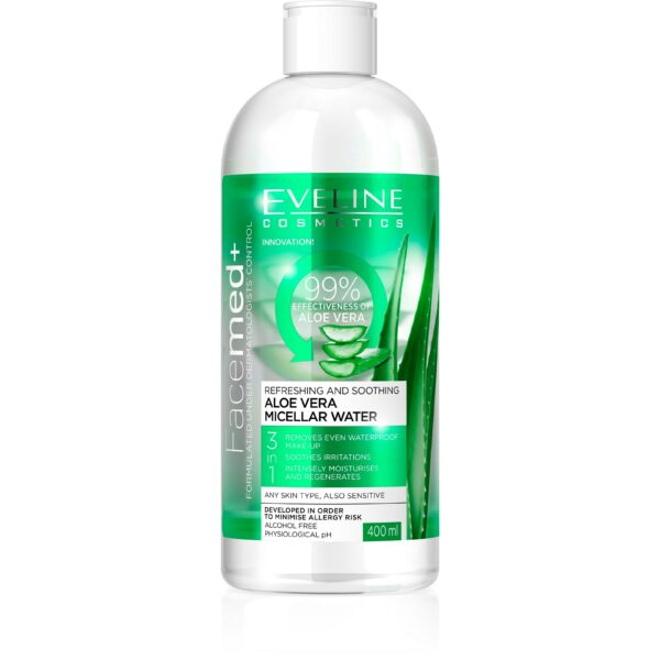 Eveline Cosmetics Facemed+ Aloe Vera Micellar Water  400 ml