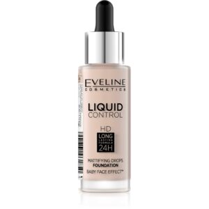 Eveline Cosmetics Liquid Control Foundation With Dropper 005 Ivory