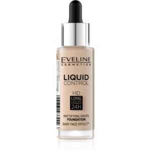 Eveline Cosmetics Liquid Control Foundation With Dropper 010 Light Bei