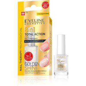 Eveline Cosmetics Nail Therapy Conditioner 8 In 1 Golden Shine  12 ml