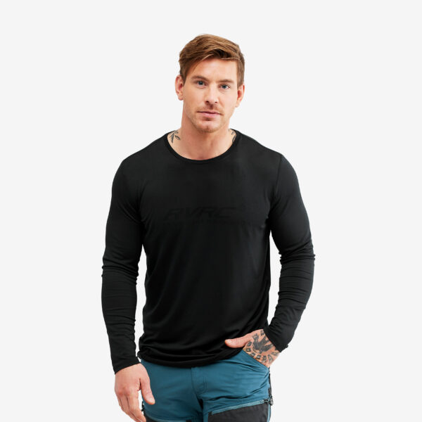 Vagabond Long Sleeve Tee Herre Black