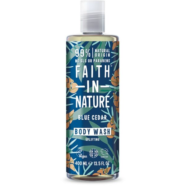 Faith In Nature Blue Cedar Bodywash 400 ml