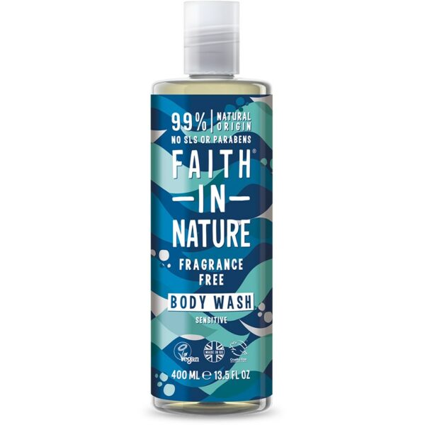 Faith In Nature Fragrance Free   Bodywash 400 ml