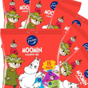 12 Poser med Fazer Moomin / Mummitrollet Kjærligheter - Hel Eske 1440 gram