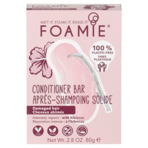 Foamie Conditioner Bar Hibiskiss (for damaged hair) 80 g