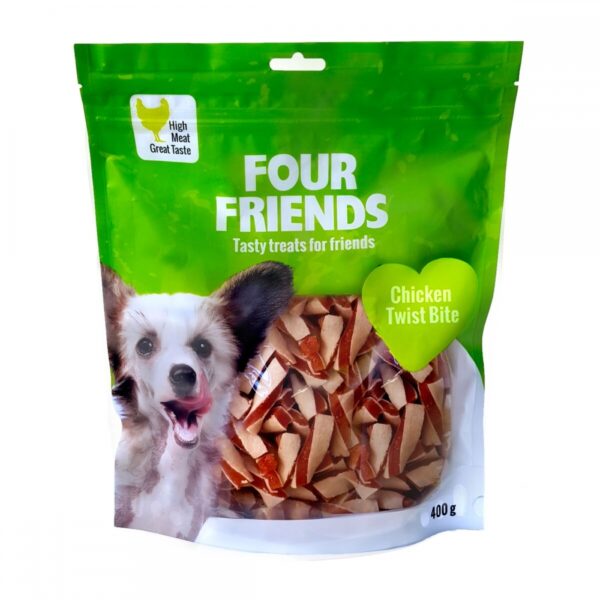 FourFriends Dog Chicken Twist Bite 400 g