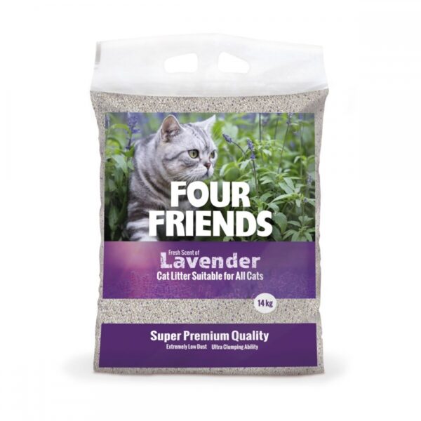 FourFriends Lavendel Kattesand 14 kg