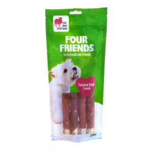 FourFriends Twisted Stick Lamb 25 cm (4 pack)