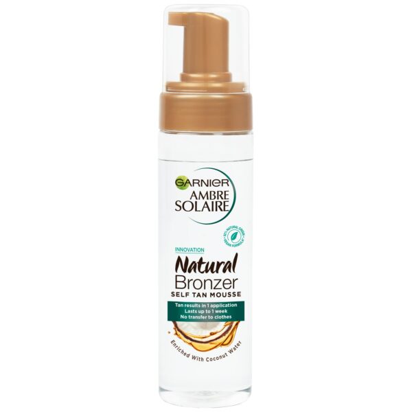 Garnier Ambre Solaire Natural Bronzer Self Tan Mousse 200 ml