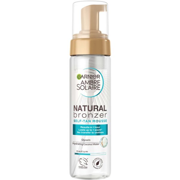 Garnier Ambre Solaire Natural Bronzer Self Tan Mousse 200 ml