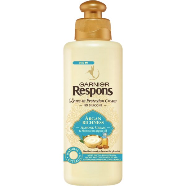 Garnier Respons Argan Richness Leave-in Protection Cream Mycket Torrt