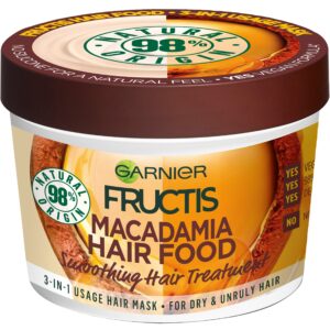 Garnier Fructis Macadamia Hair Food Smoothing Hair Treatment 390 ml