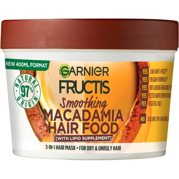 Garnier Fructis Smoothing Macadamia Hair Food 400 ml