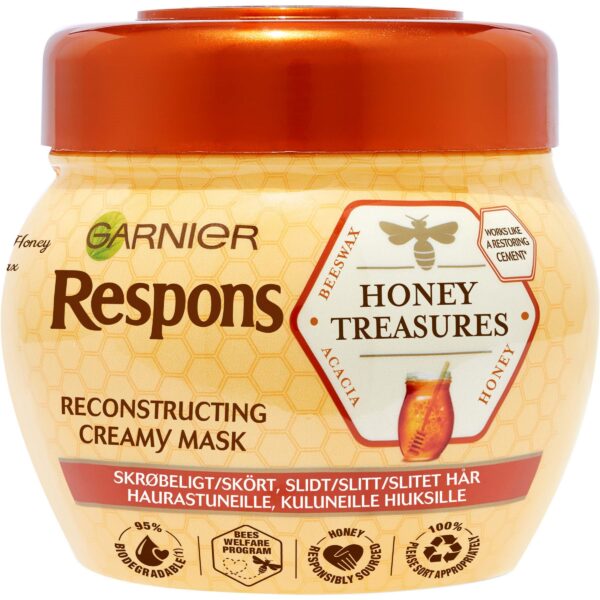 Garnier Respons Honey Treasures Strengthening Mask 300 ml