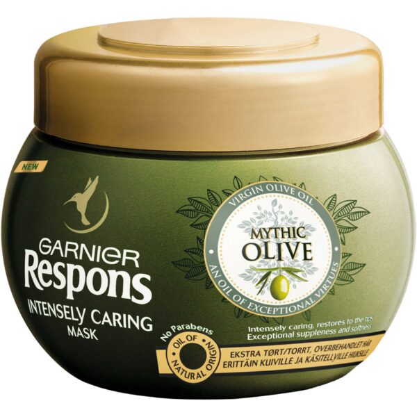 Garnier Respons Mythic Olive Intensely Caring Mask Extra Torrt Hår 300