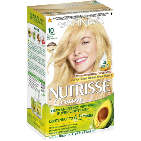 Garnier Nutrisse Cream 10 Extra Ljusblon