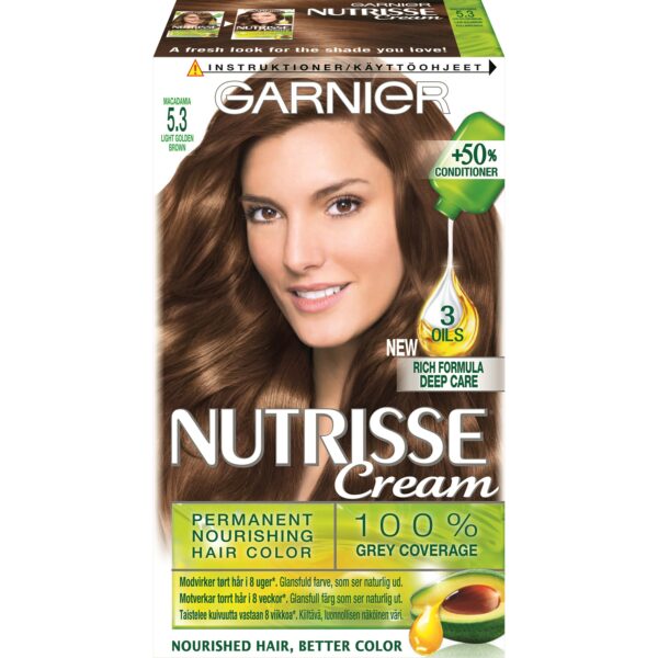 Garnier Nutrisse Cream Light Gold Brown