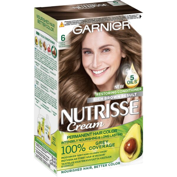 Garnier Nutrisse Cream 6 Light Brown