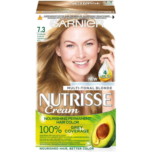 Garnier Nutrisse Cream 7.3 Guldblond