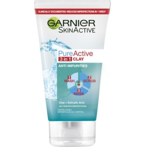 Garnier SkinActive PureActive 3 in 1 Clay 150 ml