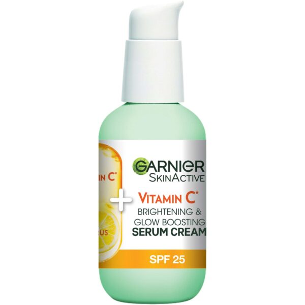 Garnier SkinActive Vitamin C Brightening & Glow Boosting Serum Cream 5