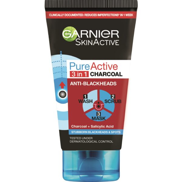 Garnier SkinActive PureActive 3in1 Charcoal